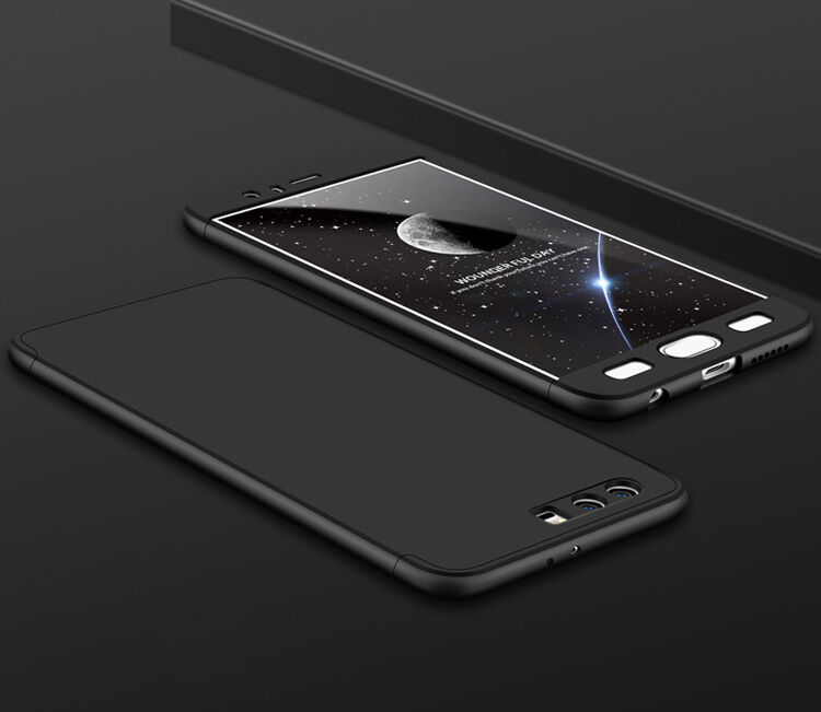 Matt egész telefonos tok Honor 9 - rózsaszín-arany