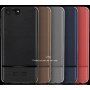 Tok csiszolt és bőr textúrával Honor View 10 - piros