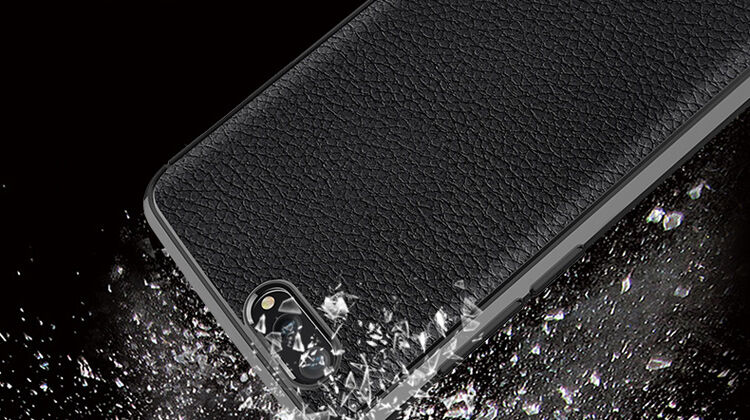 Tok csiszolt és bőr textúrával Honor View 10 - piros