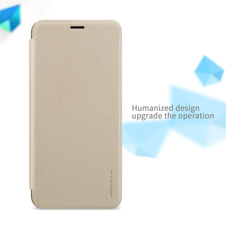 Nillkin Sparkle flip cover tok Honor View 10 - arany
