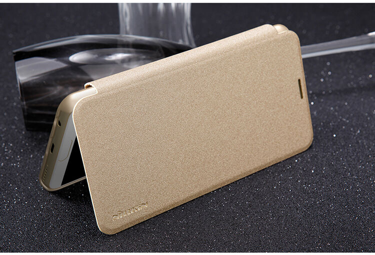 Nillkin Sparkle flip cover tok Honor View 10 - arany Nillkin Sparkle flip cover tok Honor View 10 - arany
