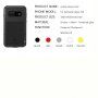 Love Mei szuper tartós fém tok Samsung Galaxy S10 - fekete