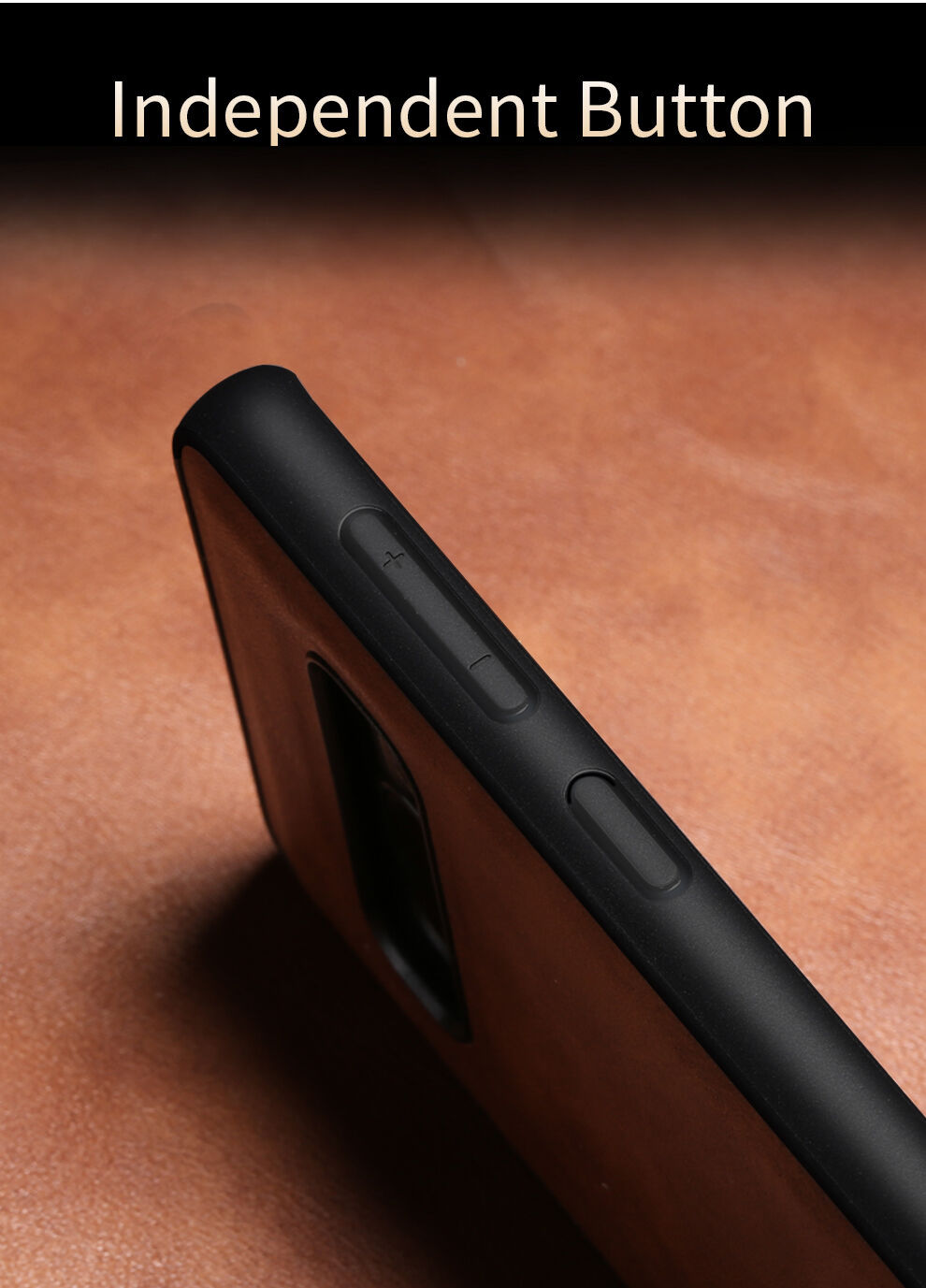 X-Level tok műbőr felülettel Samsung Galaxy S10 - fekete