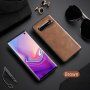 X-Level tok műbőr felülettel Samsung Galaxy S10 - fekete