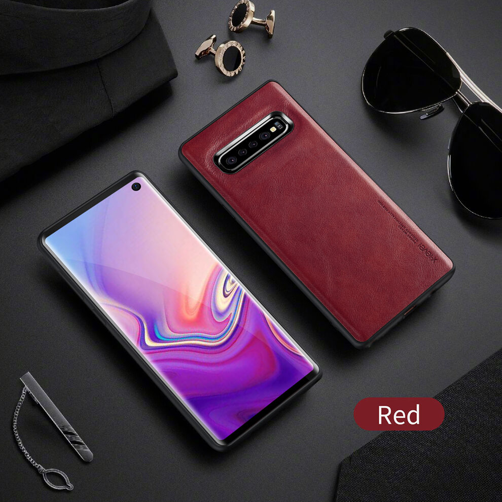 X-Level tok műbőr felülettel Samsung Galaxy S10 - barna