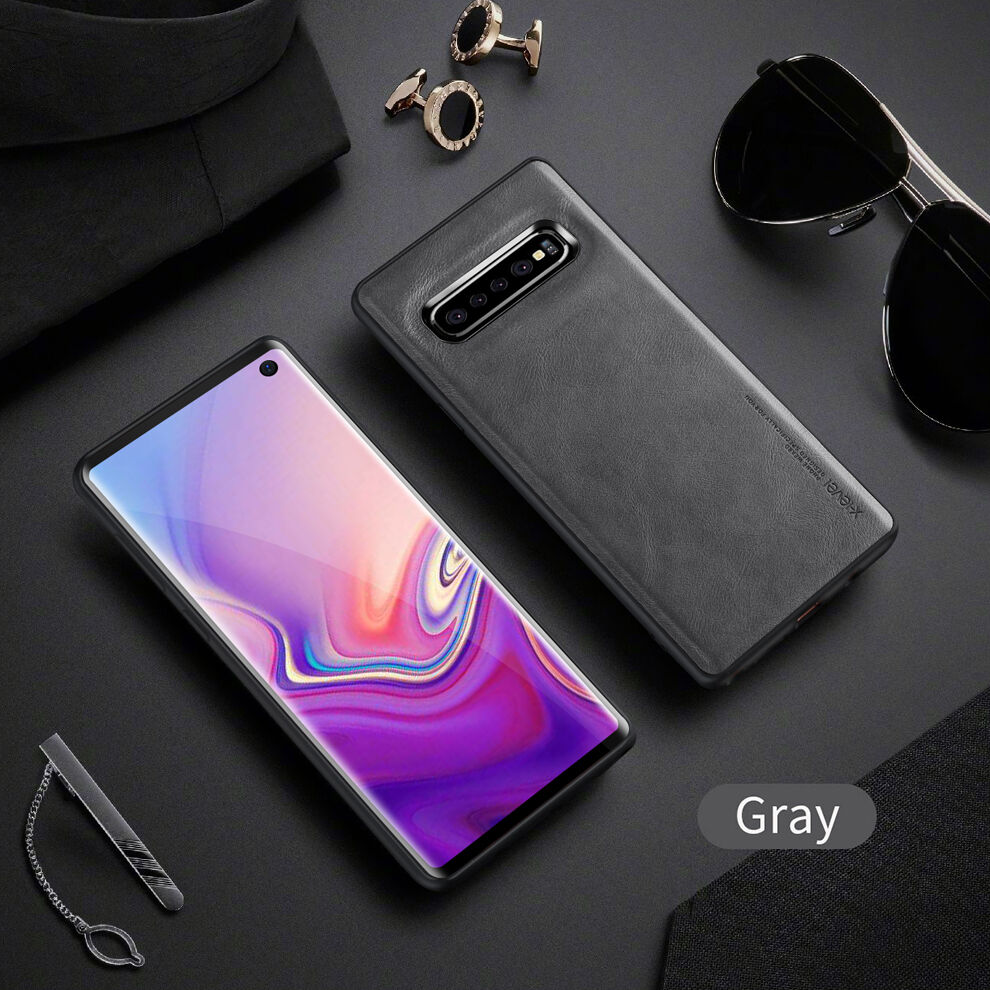 X-Level tok műbőr felülettel Samsung Galaxy S10 - barna