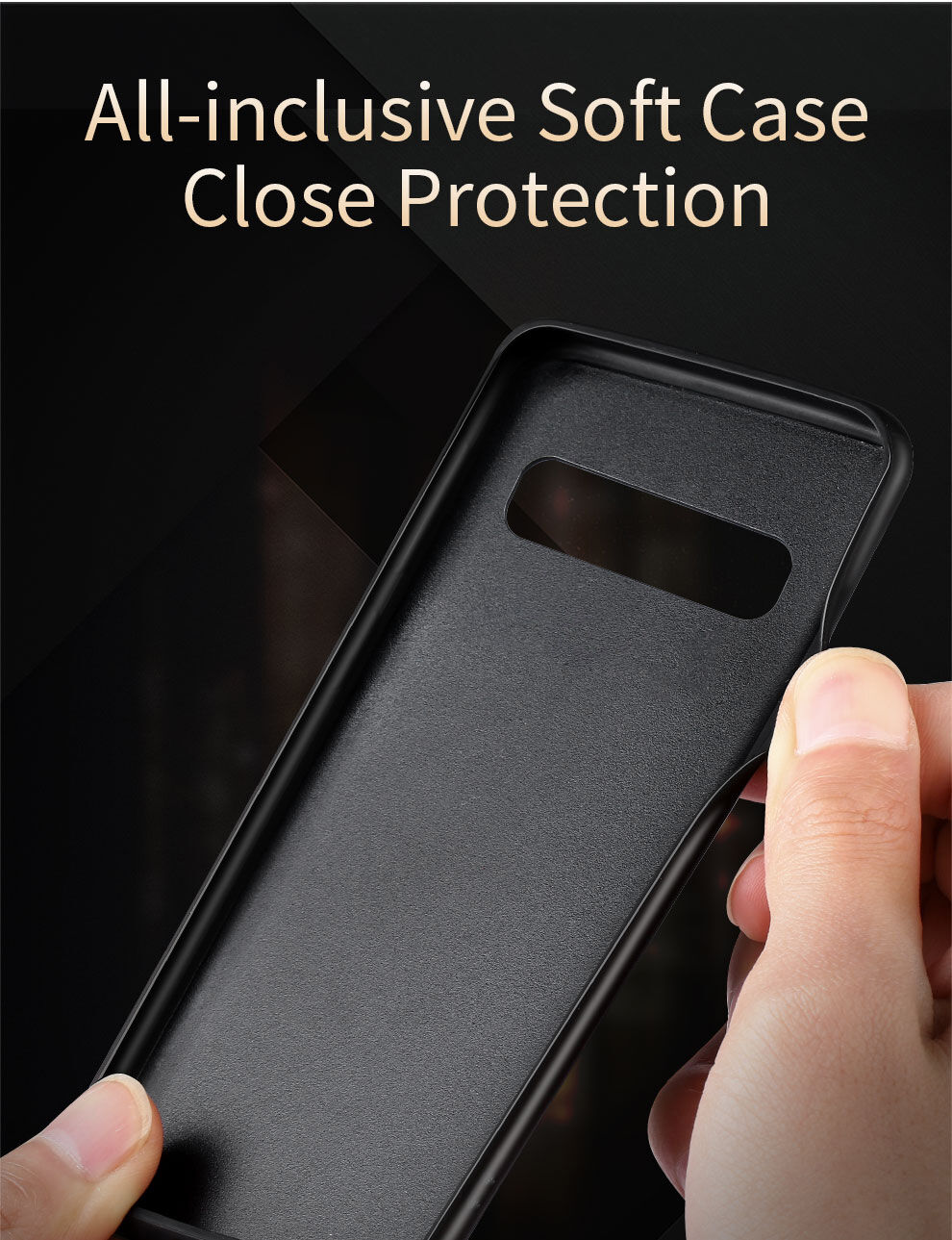 X-Level tok műbőr felülettel Samsung Galaxy S10 - barna
