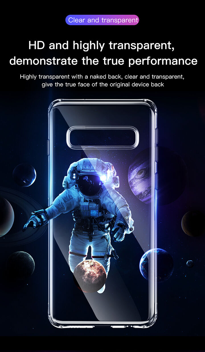 Baseus műanyag védő tok Samsung Galaxy S10 - transzparens