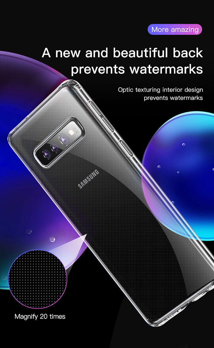 Baseus műanyag védő tok Samsung Galaxy S10 - transzparens