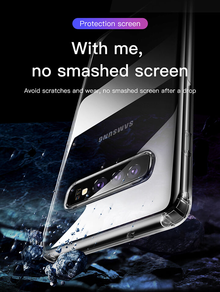 Baseus műanyag védő tok Samsung Galaxy S10 - transzparens
