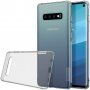 Nillkin transzparens tok puha műanyagból Samsung Galaxy S10 - arany