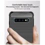 Imak védő tok csiszolt textúrával Samsung Galaxy S10 - fekete