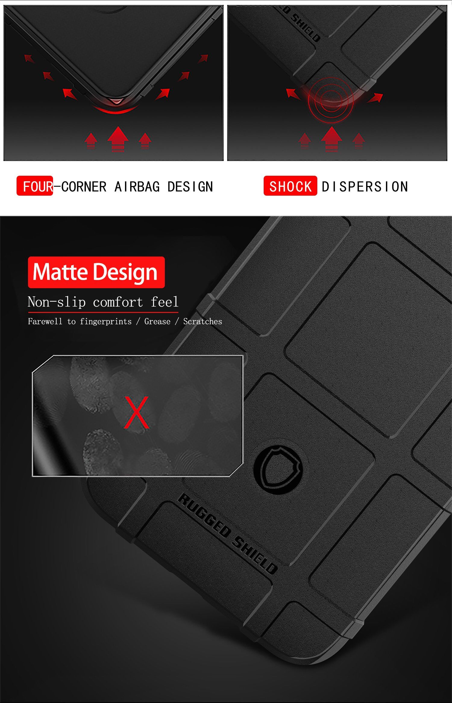 Ütésálló tok Samsung Galaxy S10 - fekete Ütésálló tok Samsung Galaxy S10 - fekete
