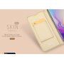 Dux Ducis Skin Pro flip cover tok Samsung Galaxy S10 - rózsaszín-arany