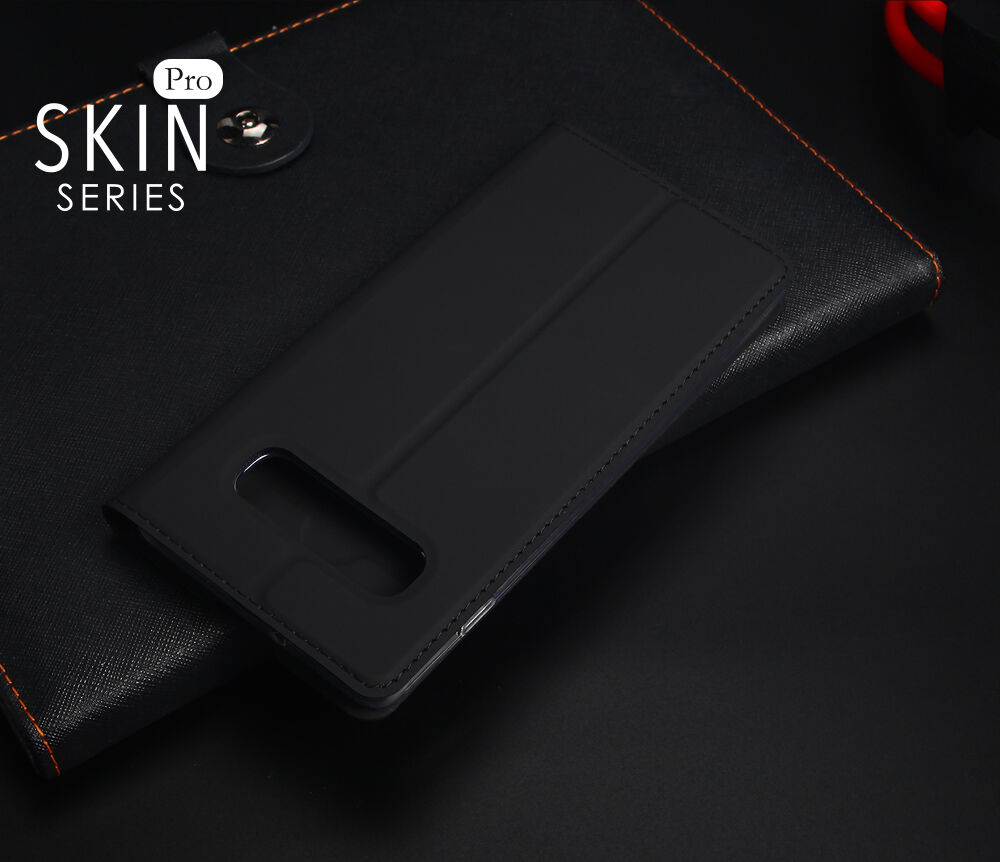 Dux Ducis Skin Pro flip cover tok Samsung Galaxy S10 - fekete
