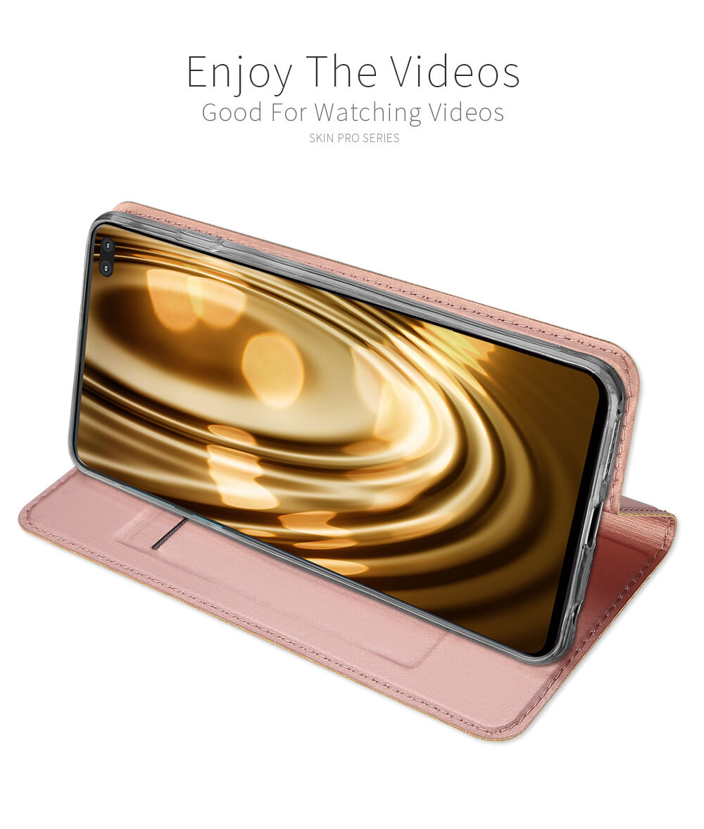 Dux Ducis Skin Pro flip cover tok Samsung Galaxy S10 Plus - sötétkék
