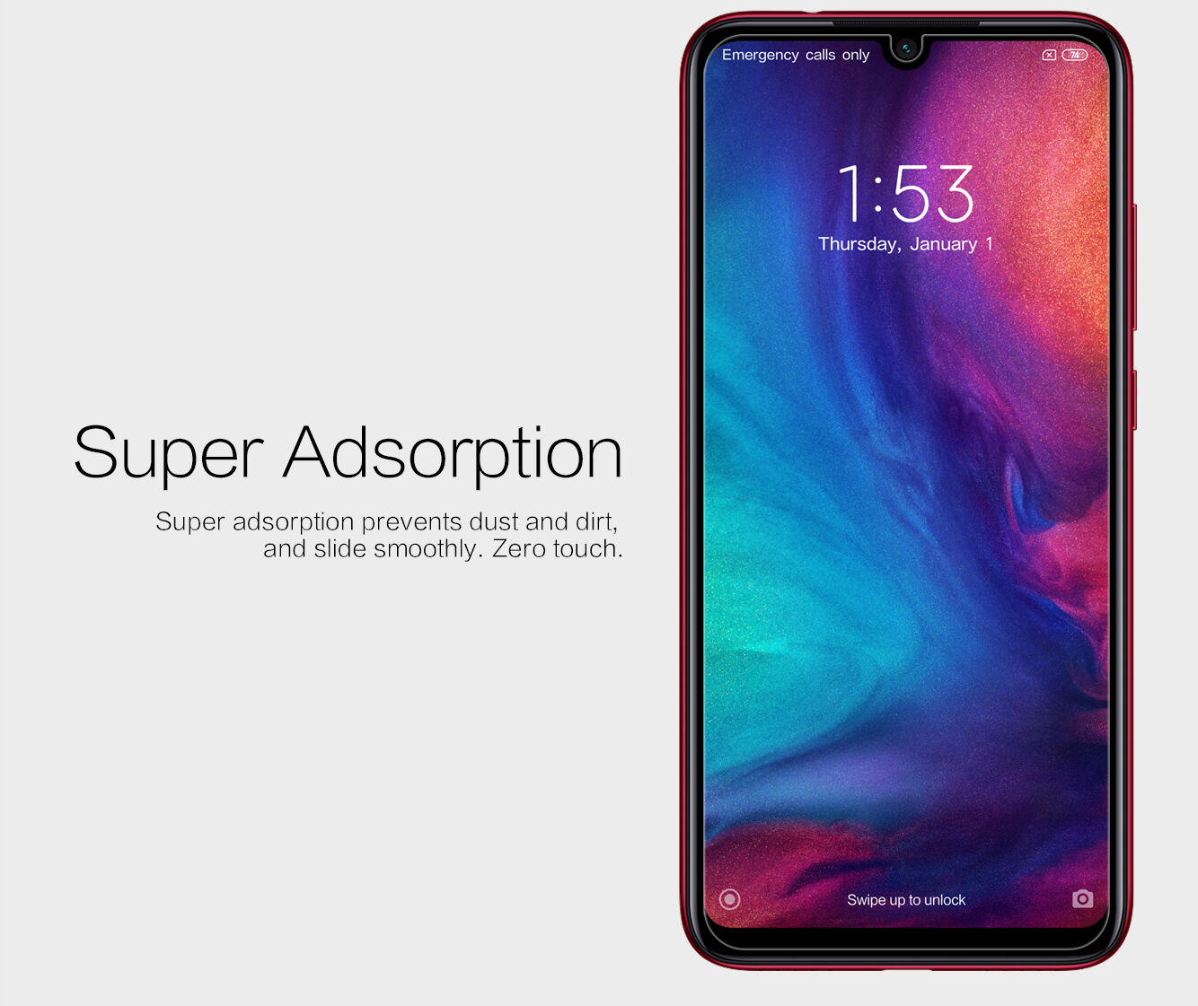 Nillkin HD átlátszó karcálló védő fólia Xiaomi Redmi Note 7