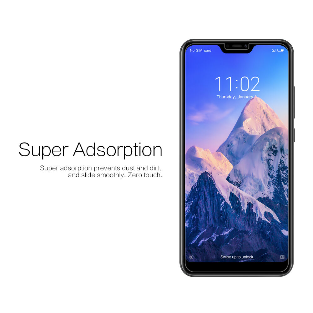 Nillkin anti-fingerprint védő fólia Xiaomi Mi A2 Lite - kristály tisztán átlátszó