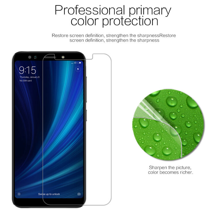 Nillkin anti-fingerprint védő fólia Xiaomi Mi A2 - kristály tisztán átlátszó