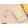 Dux Ducis bőr tok kártyatároló rekesszel Xiaomi Redmi Note 7 - kék