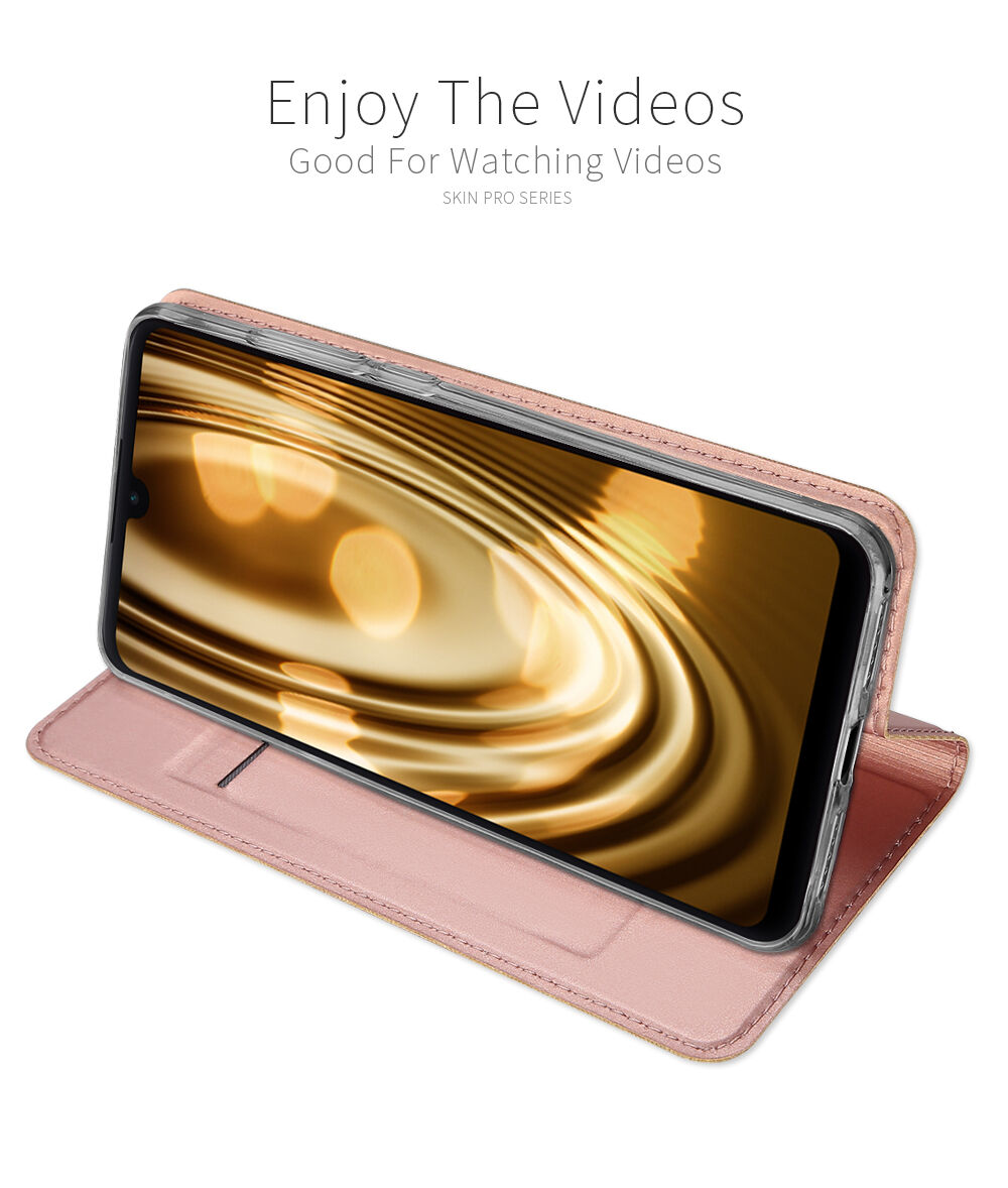 Dux Ducis bőr tok kártyatároló rekesszel Xiaomi Redmi Note 7 - kék