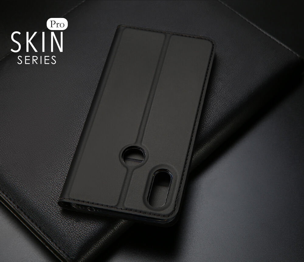 Dux Ducis bőr tok kártyatároló rekesszel Xiaomi Redmi Note 7 - kék
