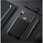 Ipaky puha védő tok karbon szál textúrával Xiaomi Redmi Note 6 - fekete