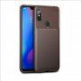 Ipaky puha védő tok karbon szál textúrával Xiaomi Redmi Note 6 - fekete