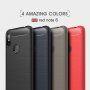 Védő tok csiszolt textúrával Xiaomi Redmi Note 6 - szürke