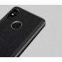 Tok csiszolt és bőr textúrával Xiaomi Mi A2 Lite - fekete