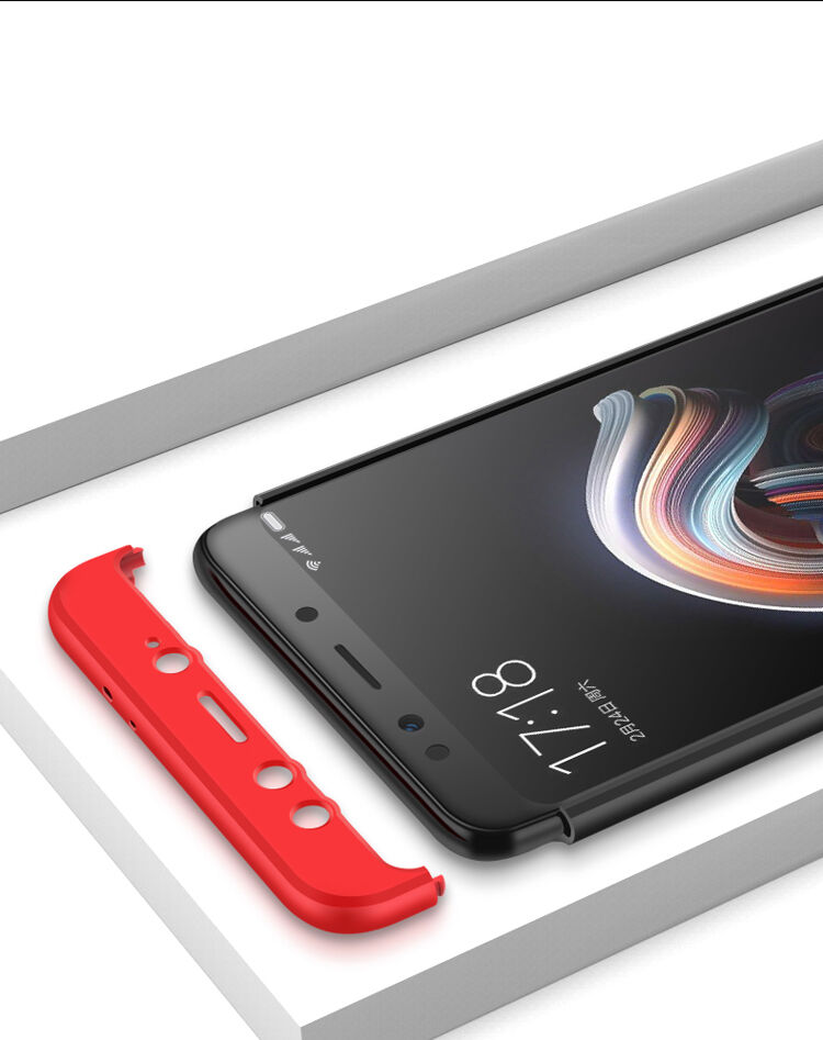 GKK hátsó és elülső védő tok Xiaomi Mi A2 - piros