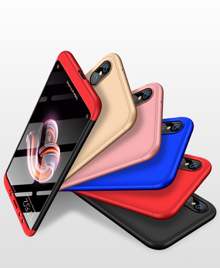 GKK hátsó és elülső védő tok Xiaomi Mi A2 - piros