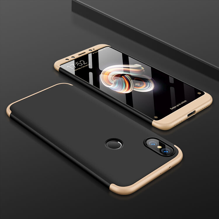 GKK hátsó és elülső védő tok Xiaomi Mi A2 - piros