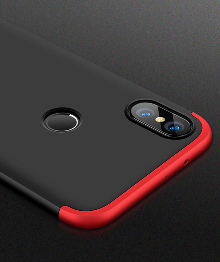 GKK hátsó és elülső védő tok Xiaomi Mi A2 - fekete