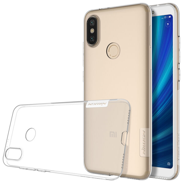 Nillkin vékony átlátszó védő tok Xiaomi Mi A2 - szürke