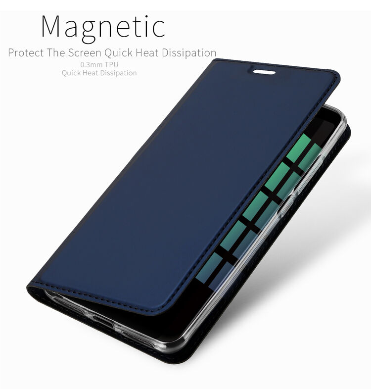 Dux Ducis védő bőr tok Xiaomi Mi A2 - sötétszürke