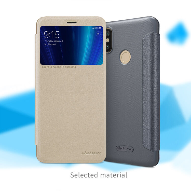 Nillkin védő tok ablakkal Xiaomi Mi A2 - arany