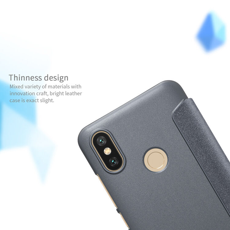 Nillkin védő tok ablakkal Xiaomi Mi A2 - arany
