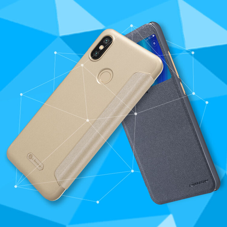 Nillkin védő tok ablakkal Xiaomi Mi A2 - fekete