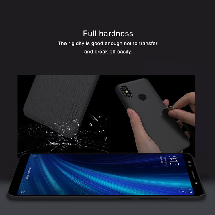 Nillkin védő bordás tok Xiaomi Mi A2 - fekete
