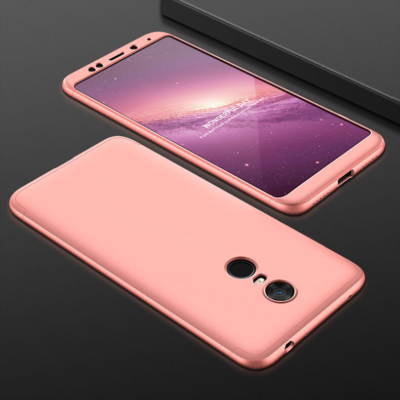 GKK hátsó tok extra szél védővel Xiaomi Redmi Note 5 - arany