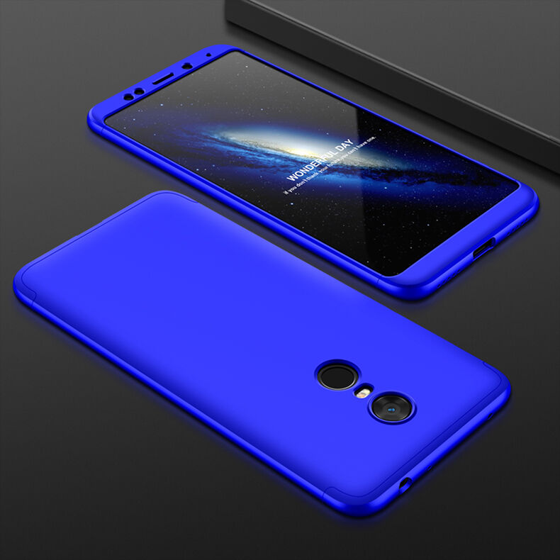 GKK hátsó tok extra szél védővel Xiaomi Redmi Note 5 - piros