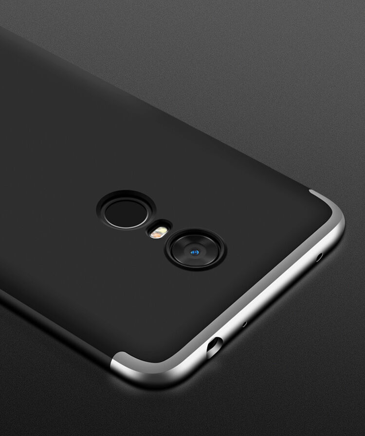 GKK hátsó tok extra szél védővel Xiaomi Redmi Note 5 - fekete