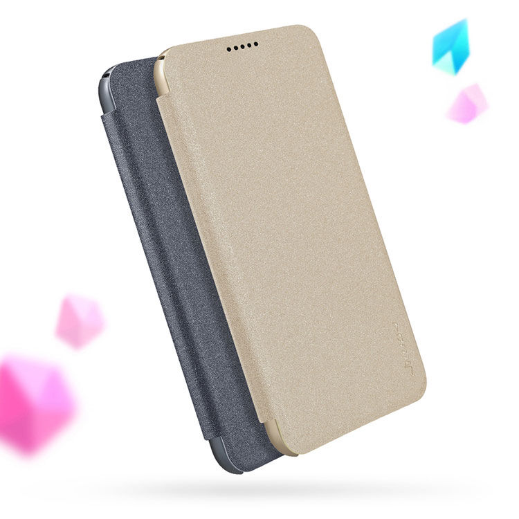 Nillkin Sparkle flip cover tok Honor 9 (2018) - fekete