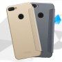 Nillkin Sparkle flip cover tok Honor 9 (2018) - fekete