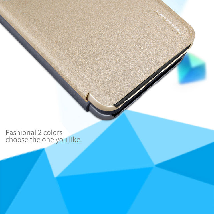 Nillkin Sparkle flip cover tok Honor 9 (2018) - fekete