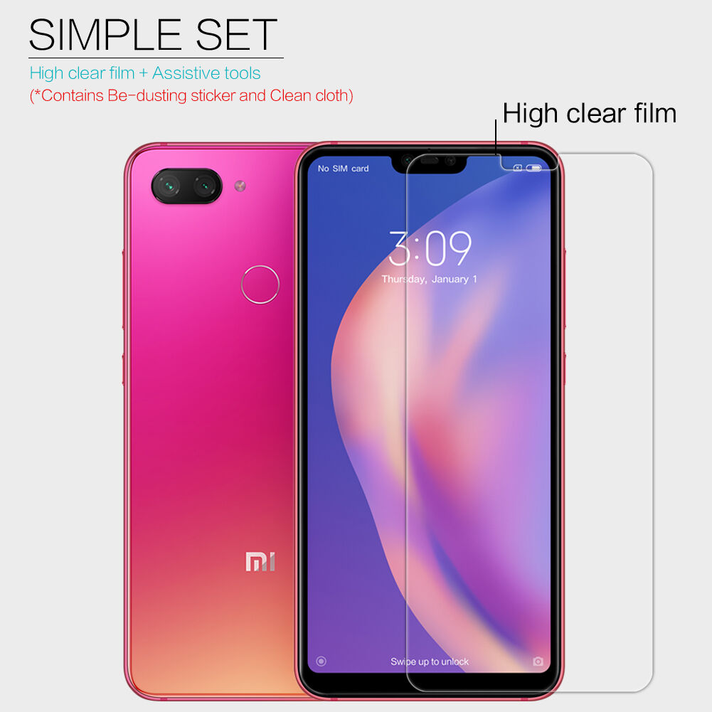 Nillkin védő fólia Xiaomi Mi 8 Lite - átlátszó