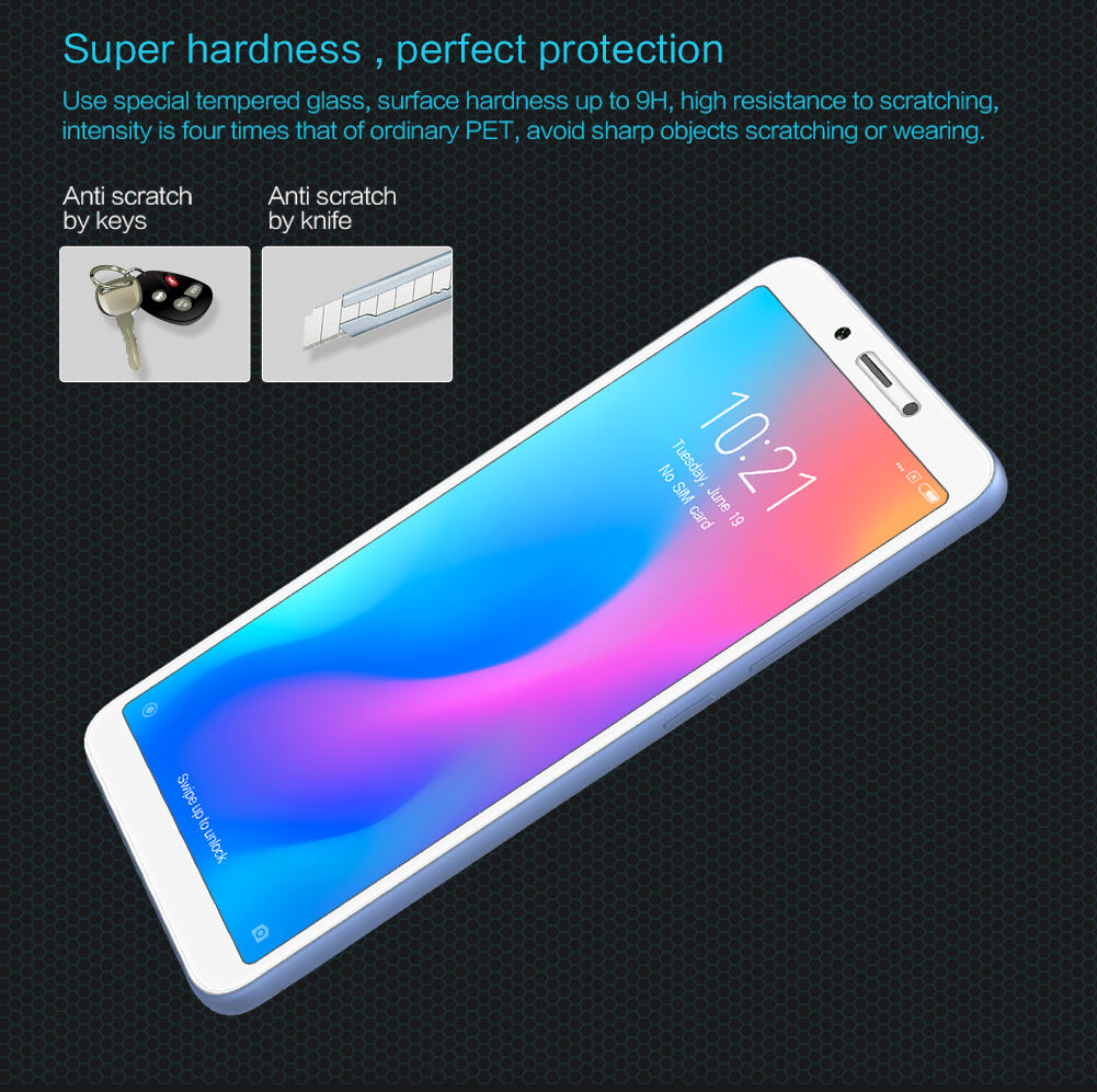 Nillkin edzett 2,5D üveg Xiaomi Redmi 6 - átlátszó