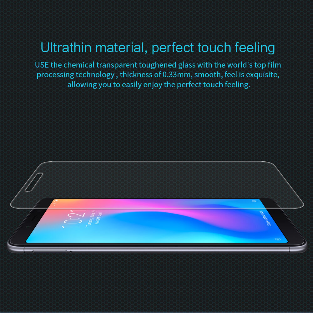 Nillkin edzett 2,5D üveg Xiaomi Redmi 6 - átlátszó