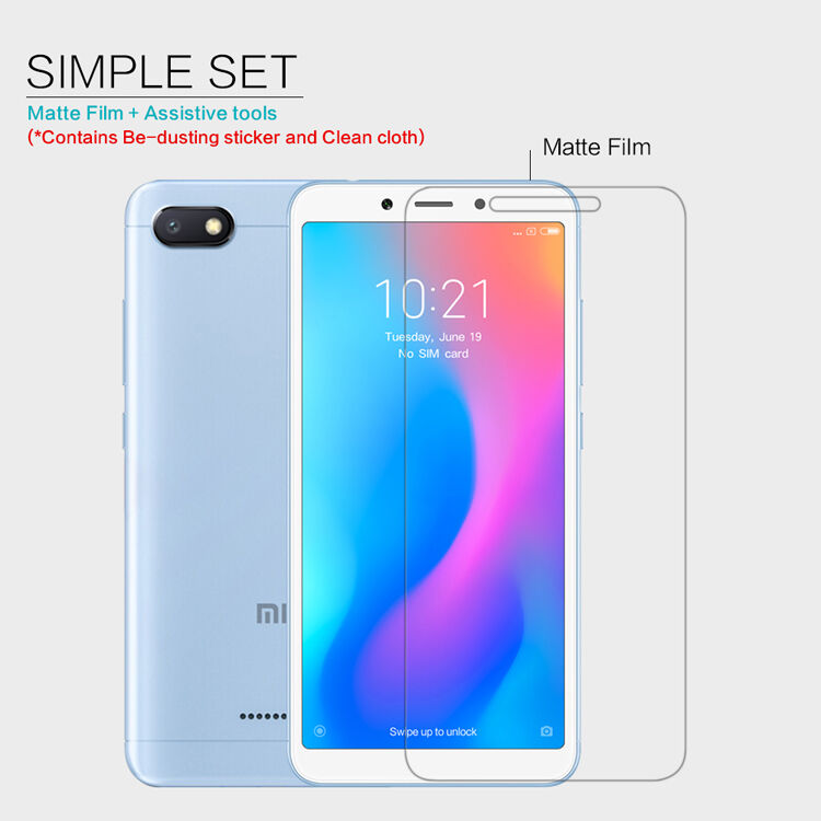 Nillkin védő fólia Xiaomi Redmi 6 - átlátszó